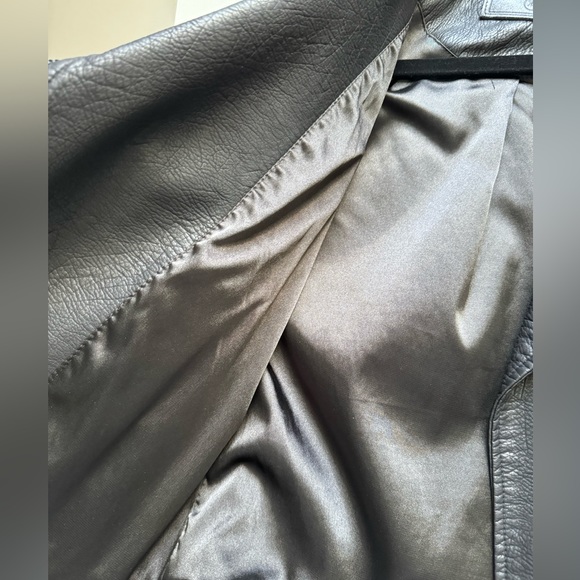 Blank NYC Onyx Vegan Leather Moto Jacket Black XS - Picture 3 of 9